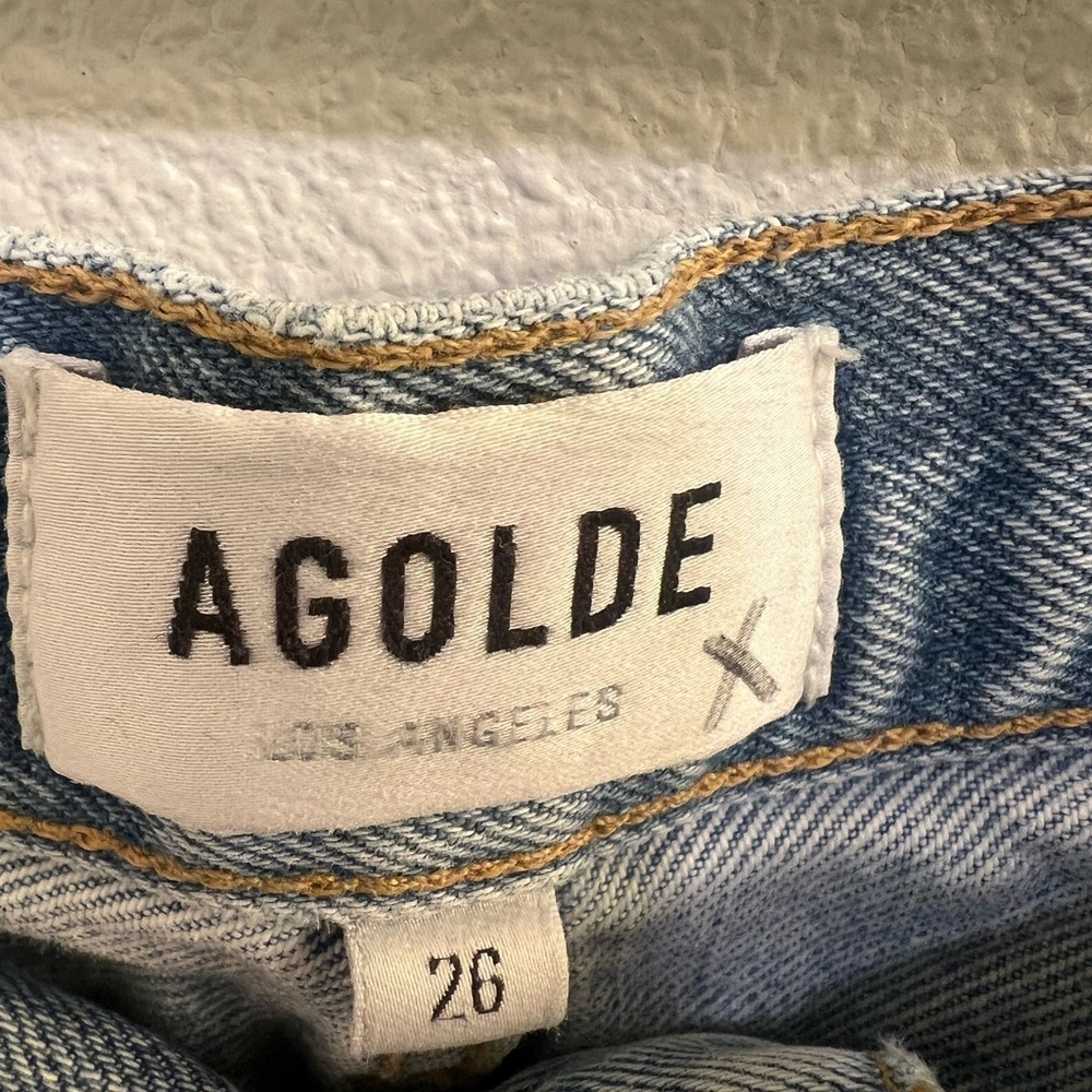 AGOLDE 90s Distressed Jeans Size 26 - Picture 2 of 5